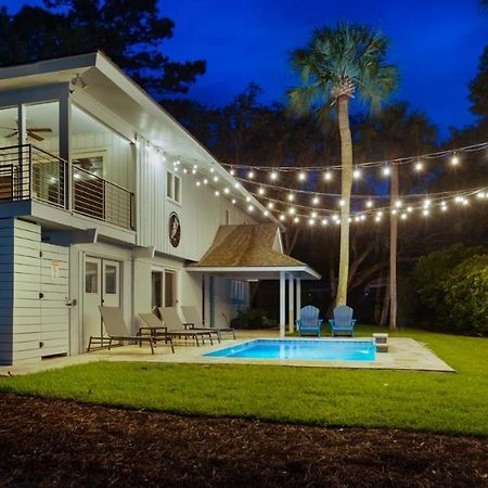 Luxury Beach House - 2Min Walk To Beach - Private Pool - Group & Dog Friendly Hilton Head Island Exteriör bild