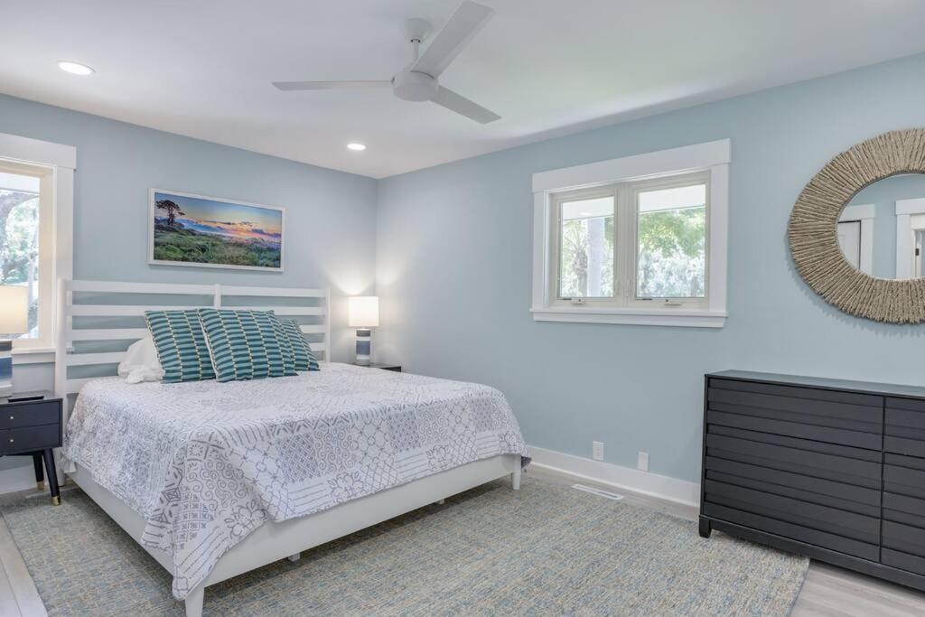 Luxury Beach House - 2Min Walk To Beach - Private Pool - Group & Dog Friendly Hilton Head Island Exteriör bild