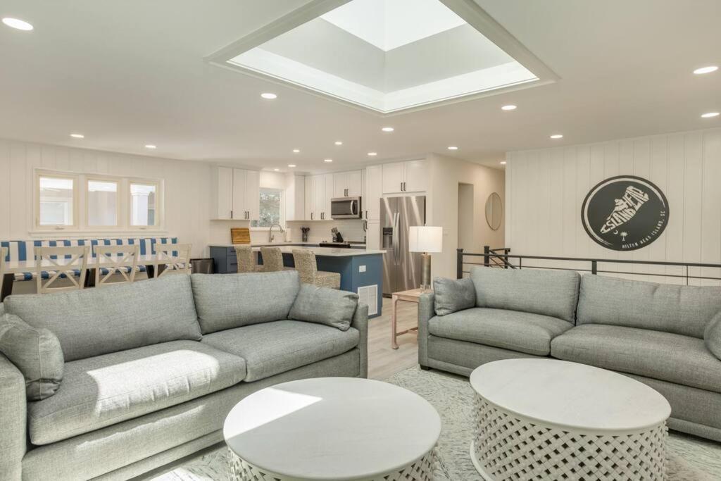 Luxury Beach House - 2Min Walk To Beach - Private Pool - Group & Dog Friendly Hilton Head Island Exteriör bild