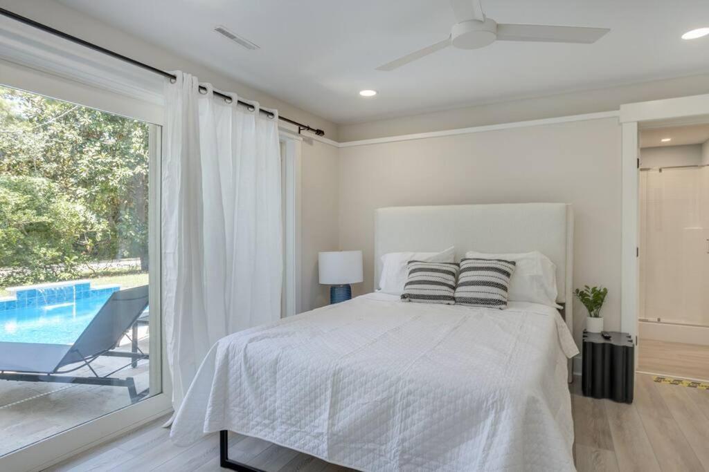 Luxury Beach House - 2Min Walk To Beach - Private Pool - Group & Dog Friendly Hilton Head Island Exteriör bild
