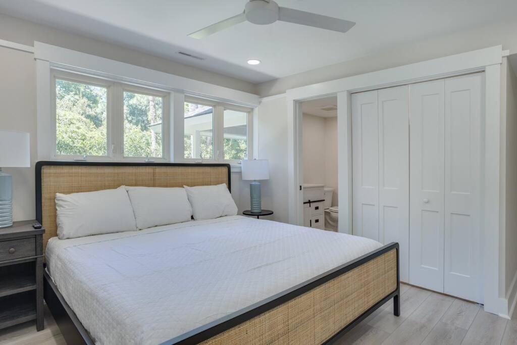 Luxury Beach House - 2Min Walk To Beach - Private Pool - Group & Dog Friendly Hilton Head Island Exteriör bild