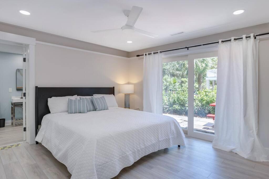 Luxury Beach House - 2Min Walk To Beach - Private Pool - Group & Dog Friendly Hilton Head Island Exteriör bild
