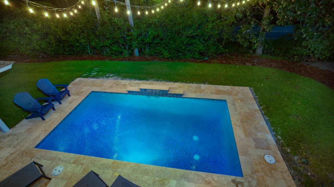 Luxury Beach House - 2Min Walk To Beach - Private Pool - Group & Dog Friendly Hilton Head Island Exteriör bild